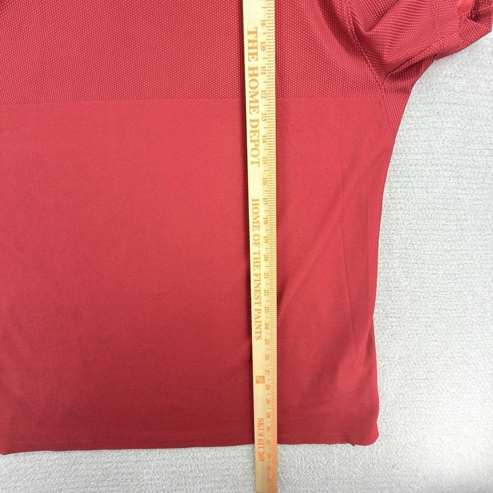 Nike Tiger Woods Golf Shirt Mens XXL Sunday Red Dri-FIT Mock Neck CU9526-677